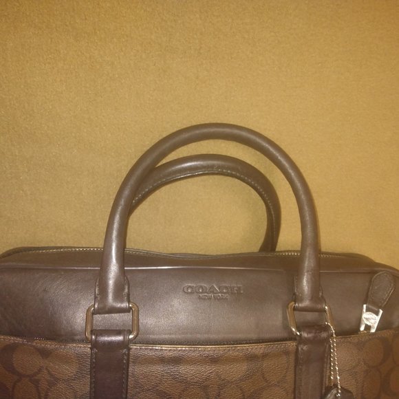 ❤️COACH Perry Slim Laptop Briefcase Bag + Shoulder Strap and Dustbag - Picture 4 of 8